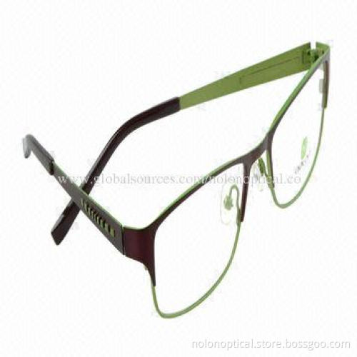 Two tones stainless steel optical frames for men